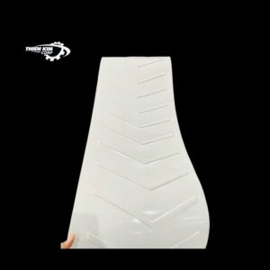 Băng tải PVC gân V trắng